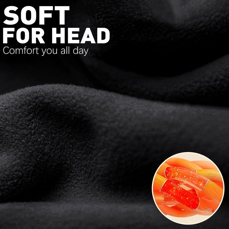 JOEYOUNG Fleece Ear Warmers for Men Women Kids - Winter Headband Ear Muffs Ear Covers for Cold Weather Running Cycling Ski - Image 4